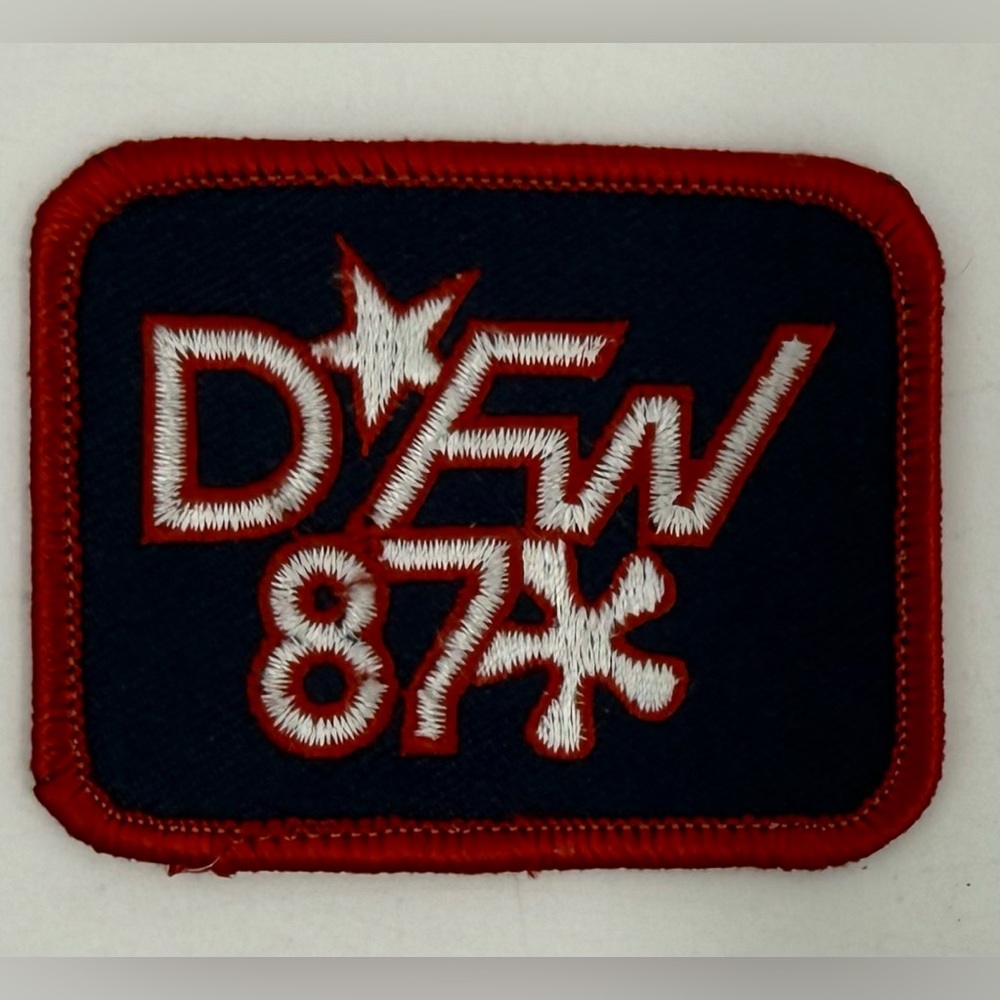 Porsche Club of America PCA 1987 Dallas DFW Porsche Parade Cloth Patch NWOT